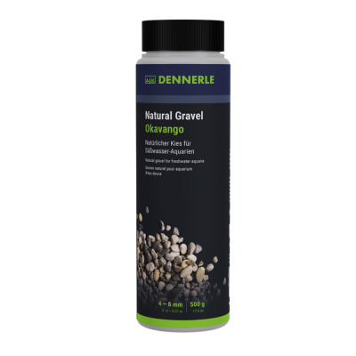 Dennerle Okavango Грунт природный  4-8мм (коричнево-серый), 500г